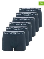 Polo Sylt Bokserki (6 par) w kolorze granatowym rozmiar: 3XL. Niebieskie bokserki Polo Sylt, xl, bez wzorów. Za 82.99 zł.