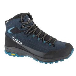 Buty CMP Vertyx Mid Wp 3Q17287-70UT niebieskie. Niebieskie buty turystyczne bez wzorów, z gumy, bez zapięcia. Za 727.18 zł.