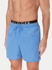 Tommy Hilfiger Szorty kąpielowe UM0UM03489 Niebieski Regular Fit. Niebieskie kąpielówki Tommy Hilfiger, l, bez wzorów, z syntetyku. Za 279.99 zł.