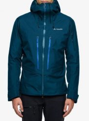 Kurtka z membraną męska Vaude Monviso 3L Jacket. Niebieskie kurtki Vaude, l, bez wzorów, z materiału, bez kaptura. Za 1,385.99 zł.