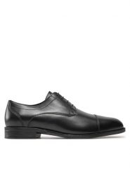 BOSS Półbuty Tayil Derb Tcitls 50536144 Czarny. Czarne eleganckie półbuty Boss, bez wzorów, ze skóry, bez obcasa, bez zapięcia. Za 759.99 zł.