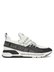 Versace Jeans Couture Sneakersy 78YA3SA3 Czarny. Czarne buty sportowe casual Versace Jeans Couture, bez wzorów, z jeansu, bez zapięcia. Za 519.99 zł.