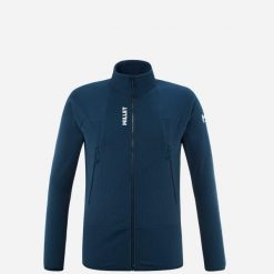 Kurtka polarowa męska MILLET M K Lightgrid Jkt Granatowy. Niebieskie kurtki Millet, m, bez wzorów, z polaru, bez kaptura. Za 269.00 zł.