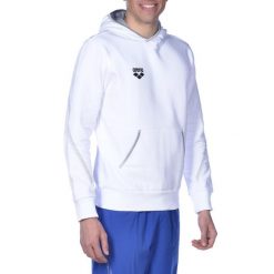 Bluza męska Arena Team Line Hoodie z kapturem. Białe bluzy z kapturem Arena, m, bez wzorów, z kapturem. Za 130.88 zł.