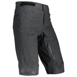 Spodenki rowerowe MTB męskie Leatt DBX 5.0. Czarne spodenki rowerowe LEATT, m, bez wzorów, z materiału, rowerowe. Za 631.65 zł.