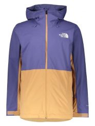 The North Face Kurtka narciarska "Freedom" w kolorze beżowo-niebieskim rozmiar: S. Brązowe kurtki narciarskie i snowboardowe The North Face, s, bez wzorów, z materiału, narciarskie. Za 554.23 zł.