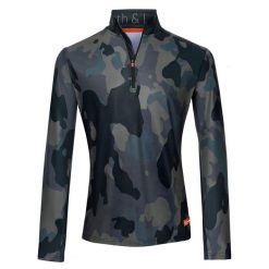 Bluza narciarska Męska Gareth & Lucas Three. Czarne bluzy z polaru GARETH & LUCAS, na zimę, m, bez wzorów, z elastanu, bez kaptura. Za 229.99 zł.