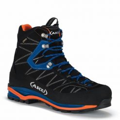 Buty trekkingowe męskie Aku Tengu GORE-TEX. Czarne trekkingi Aku, bez wzorów, z gore-texu, bez zapięcia. Za 899.00 zł.