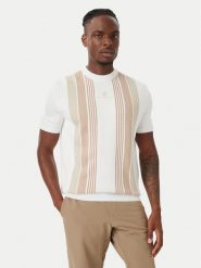 Beverly Hills Polo Club T-Shirt M7611-HR Biały Regular Fit. Białe koszulki polo Beverly Hills Polo Club, l, bez wzorów, z bawełny, bez kołnierzyka, bez ramiączek. Za 237.99 zł.