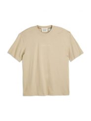 Scotch & Soda Koszulka w kolorze beżowym rozmiar: S. Brązowe bezrękawniki Scotch & Soda, s, bez wzorów, z bawełny, bez kołnierzyka, bez ramiączek. Za 47.82 zł.