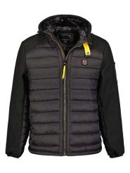 Geographical Norway Kurtka pikowana "Abator" w kolorze czarnym rozmiar: L. Czarne kurtki Geographical Norway, l, bez wzorów, bez kaptura. Za 243.06 zł.