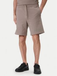 HUGO Szorty sportowe Dinkoe 50535260 Beżowy Relaxed Fit. Brązowe krótkie spodenki sportowe Hugo, m, bez wzorów, z bawełny. Za 429.99 zł.