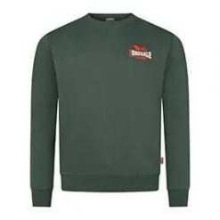 Bluza Lonsdale Lympstone. Czerwone bluzy Lonsdale, m, bez wzorów, bez kaptura. Za 229.50 zł.