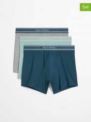 Marc O´Polo Bodywear Bokserki (3 pary) w kolorze niebiesko-turkusowo-szarym rozmiar: XXL. Niebieskie bokserki xxl, bez wzorów. Za 90.95 zł.