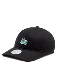 Puma Czapka z daszkiem Skate Relaxed 025131 Czarny. Czarne czapki z daszkiem Puma, bez wzorów, z bawełny. Za 49.99 zł.