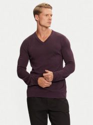 Hugo Sweter San Vredo-M 50474172 Fioletowy Slim Fit. Fioletowe swetry rozpinane Hugo, m, bez wzorów, z wełny, bez kołnierzyka, bez ramiączek. Za 319.99 zł.