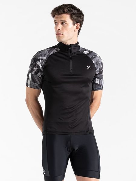 Dare 2b Koszulka kolarska "Riding" w kolorze czarnym rozmiar: M. Czarne t-shirty sportowe Dare 2B, bez wzorów, z materiału, bez ramiączek, rowerowe. Za 92.42 zł.
