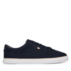 Sneakersy Tommy Hilfiger. Niebieskie kurtki Tommy Hilfiger, bez wzorów, bez kaptura. Za 165.99 zł.