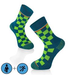 Skarpetki bawełniane Active Lifestyle Skarpetki kwadratowe Petrol Green. Zielone skarpety TRY TO FLY, bez wzorów, z bawełny. Za 59.99 zł.