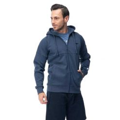 Męska Bluza Z Kapturem Hadar Full Zip. Niebieskie bluzy z kapturem Hi-tec, m, bez wzorów, z bawełny, z kapturem. Za 176.99 zł.