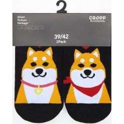 2 pack skarpetek na Walentynki - Czarny. Skarpety marki Cropp. Za 24.99 zł.