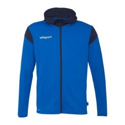 Bluza dresowa z kapturem Uhlsport Squad 27. Niebieskie bluzy z kapturem Uhlsport, s, bez wzorów, z dresówki, z kapturem. Za 217.50 zł.