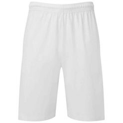Męskie Spodenki Jersey Iconic 190. Białe szorty Fruit of the Loom, m, bez wzorów, z jersey. Za 45.99 zł.