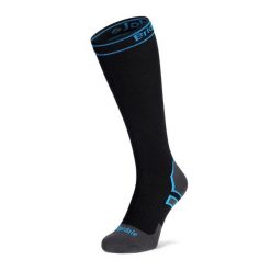 Skarpety Bridgedale StormSock Mid Knee - black/blue. Czarne skarpety Bridgedale, bez wzorów. Za 193.99 zł.