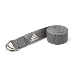 Pasek do Jogi Adidas 2,5 m szary. Szare paski Adidas, bez wzorów, sportowe. Za 80.00 zł.