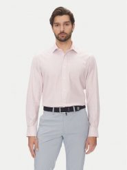Pierre Cardin Koszula C6 11004.0406 Różowy Modern Fit. Czerwone koszule Pierre Cardin, m, bez wzorów, z bawełny, bez kołnierzyka, bez ramiączek. Za 319.99 zł.