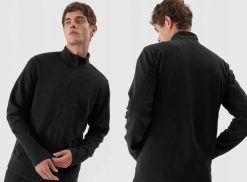 POLAR MĘSKI 4F BLUZA POLAROWA ROZPINANA TFLEM122 XXL KOLOR CZARNY. Czarne bluzy bez kaptura 4F, l, bez wzorów, z materiału, bez kaptura. Za 169.99 zł.