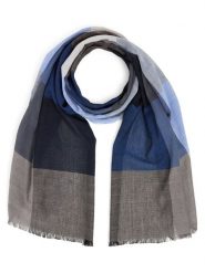 Nils Sundström Szalik męski Mężczyźni Bawełna (100%) niebieski|szary w paski, ONE SIZE. Niebieskie szaliki Nils Sundström, bez wzorów, z bawełny. Za 129.95 zł.