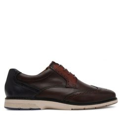 Półbuty Josef Seibel. Brązowe eleganckie półbuty Josef Seibel, bez wzorów, bez obcasa, bez zapięcia. Za 309.99 zł.