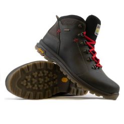 Buty trekkingowe męskie Grisport Plomb Defender. Czarne buty turystyczne Grisport, na zimę, bez wzorów, z materiału, bez zapięcia, trekkingowe. Za 309.49 zł.