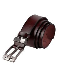 The Time of Bocha Skórzany pasek w kolorze brązowym rozmiar: 110. Brązowe paski The Time of Bocha, bez wzorów, z materiału. Za 126.99 zł.