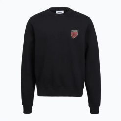 Bluza męska PROSTO Infine. Czarne bluzy bez kaptura Prosto., l, bez wzorów, z bawełny, bez kaptura. Za 269.99 zł.