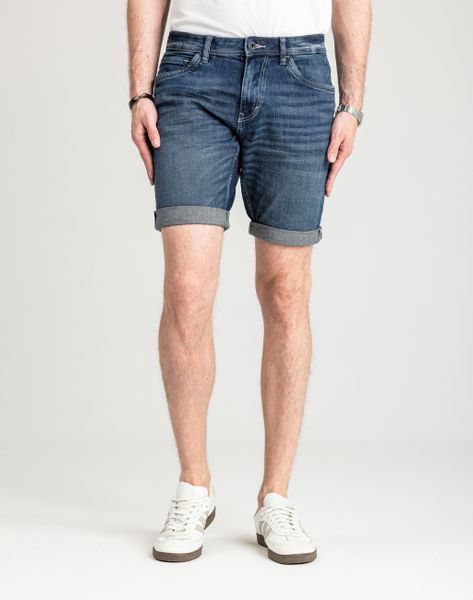 Męskie Krótkie Spodenki Tom Tailor TTJosh Regular Slim Jeans Short 1044973. Białe szorty Tom Tailor, m, bez wzorów, z bawełny, casualowe. Za 139.99 zł.