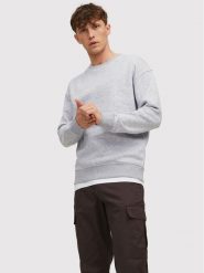 Jack&Jones Bluza Star 12208182 Szary Regular Fit. Szare bluzy Jack&Jones, m, bez wzorów, z syntetyku, bez kaptura. Za 89.99 zł.