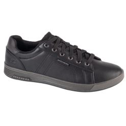 Buty sportowe Sneakersy męskie, Cavell - Hensley. Czarne buty sportowe casual Skechers, bez wzorów, bez zapięcia. Za 249.99 zł.
