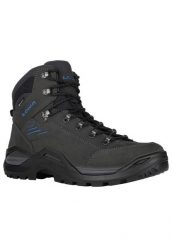 Buty trekkingowe męskie Lowa Renegade Evo Mid Gtx. Niebieskie buty turystyczne Lowa, bez wzorów, z materiału, za kostkę, bez zapięcia, trekkingowe. Za 1,104.75 zł.