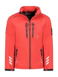 Geographical Norway Kurtka softshellowa "Richywood" w kolorze czerwonym rozmiar: S. Czerwone kurtki outdoor i hardshell Geographical Norway, s, bez wzorów, bez kaptura. Za 285.49 zł.