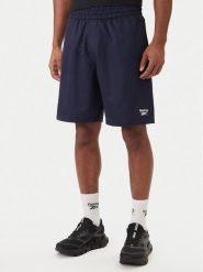 Reebok Szorty sportowe Brennan RK25563CCM Granatowy Regular Fit. Niebieskie krótkie spodenki sportowe Reebok, m, bez wzorów, z syntetyku. Za 129.99 zł.