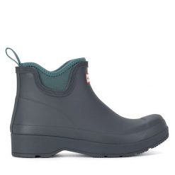 Kalosze Hunter. Szare śniegowce Hunter, bez zapięcia. Za 349.99 zł.