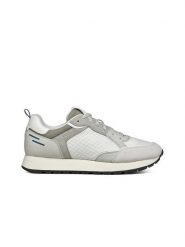 Geox Sneakersy "Partenio" w kolorze biało-oliwkowym rozmiar: 40. Białe buty sportowe casual Geox, bez wzorów, z materiału, bez zapięcia. Za 193.24 zł.