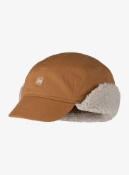 Czapka zimowa unisex Buff Fall Line Cap. Brązowe czapki z daszkiem Buff, na zimę, bez wzorów, z bawełny. Za 219.90 zł.
