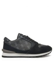 Guess Sneakersy FMPARO ELL12 Czarny. Czarne buty sportowe casual Guess, z aplikacjami, ze skóry, bez zapięcia. Za 269.99 zł.