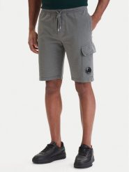 C.P. Company Szorty sportowe 20CMSB704A002246G Szary Regular Fit. Szare krótkie spodenki sportowe C.P. Company, m, bez wzorów, z bawełny. Za 809.99 zł.