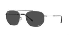 Okulary przeciwsłoneczne Ray-Ban RB3707 Polarized+ Lenses. Szare okulary przeciwsłoneczne Ray-Ban. Za 789.99 zł.