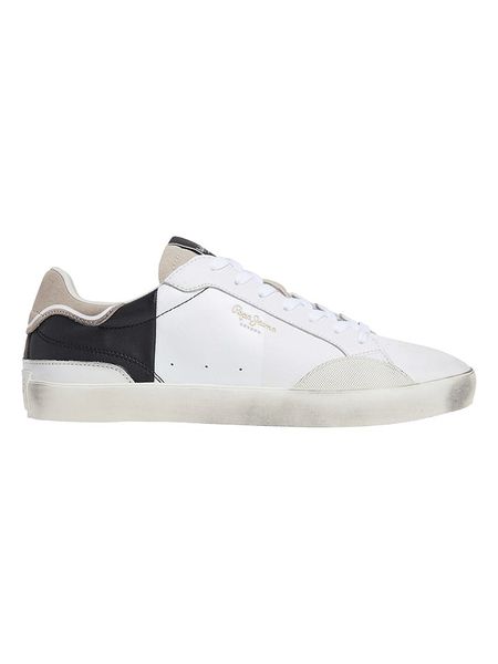 Pepe Jeans FOOTWEAR Sneakersy "Lane Origin" w kolorze białym rozmiar: 44. Białe buty sportowe casual Pepe Jeans FOOTWEAR, bez wzorów, z jeansu, bez zapięcia. Za 215.21 zł.