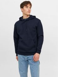 Jack&Jones Bluza Bradley 12249340 Granatowy Relaxed Fit. Niebieskie bluzy Jack&Jones, m, bez wzorów, z bawełny, bez kaptura. Za 99.99 zł.